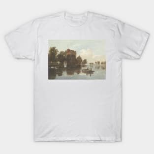 A Castle at the Waterside by John Varley T-Shirt